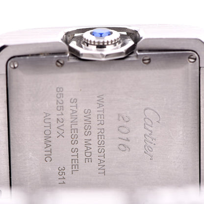 Cartier Stainless Steel Tank Anglaise Automatic Watch 5 of 6