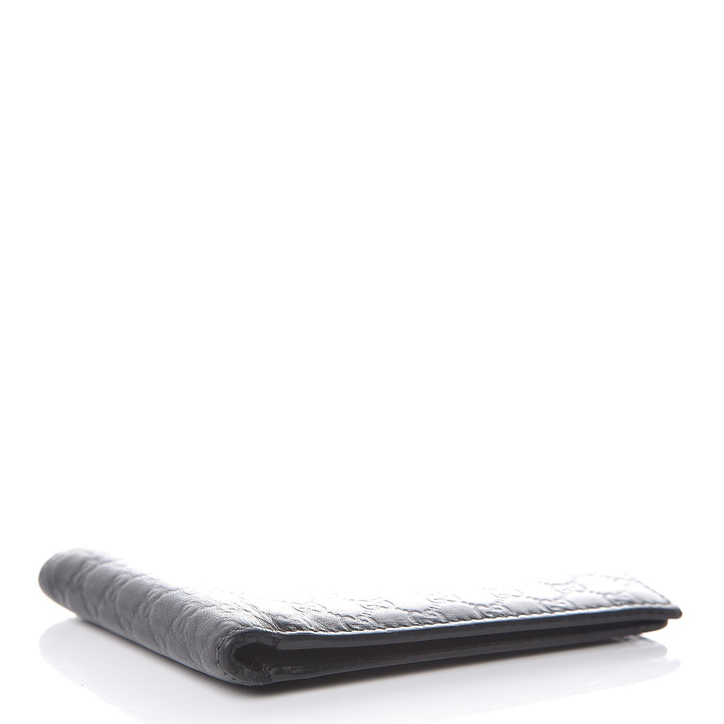 Microguccissima Bi-Fold Wallet Black