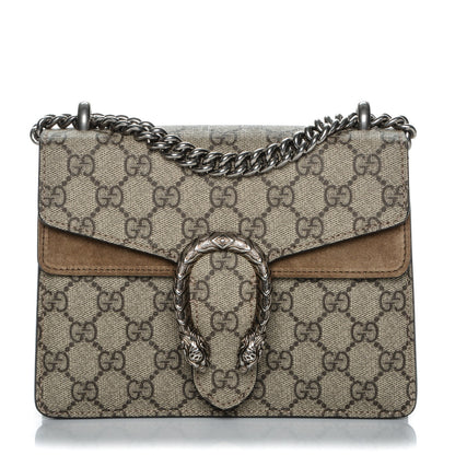 Gucci GG Supreme Monogram Mini Dionysus Shoulder Bag Taupe 1 of 6