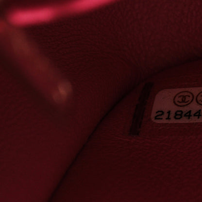 Chanel Lambskin Quilted Mini Square Flap Fuchsia 7 of 7