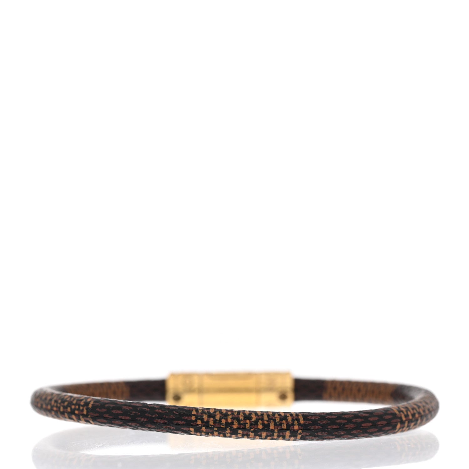 Louis Vuitton Damier Ebene Keep It Bracelet 3 of 5