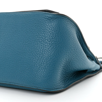 Hermes Taurillon Clemence Jypsiere 31 Bleu Izmir 10 of 21