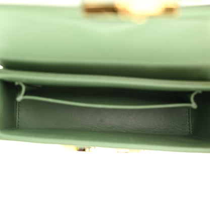 Christian Dior Box Calfskin 30 Montaigne Box Bag Mint Green 5 of 10