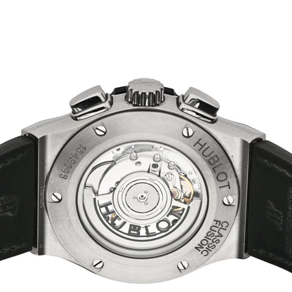 Hublot Titanium Alligator 45mm Classic Fusion Chronograph Automatic Watch Green 521.NX.8970.LR 4 of 5
