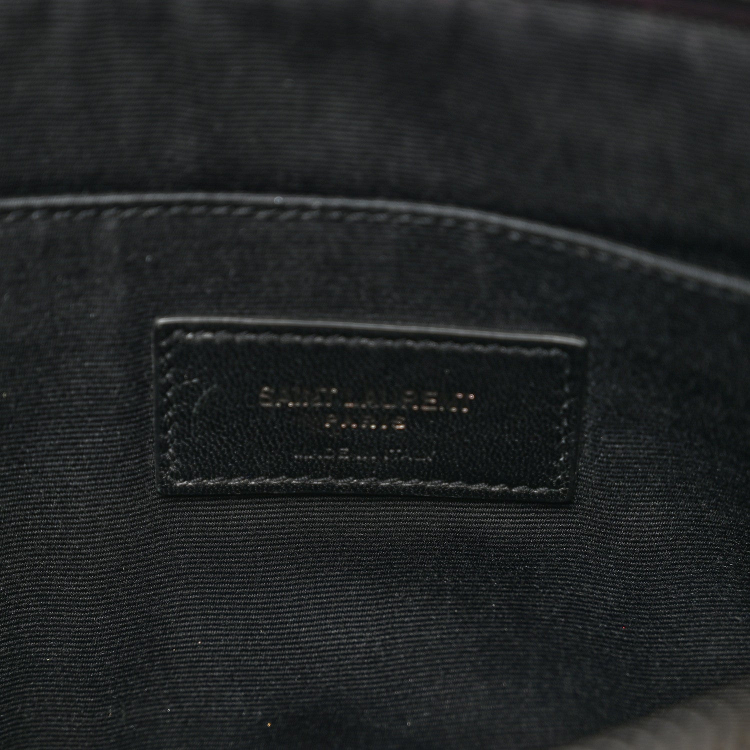 Saint Laurent Calfskin Crocodile Embossed Monogram iPad Case Black 6 of 8
