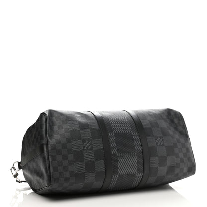 Louis Vuitton Damier Graphite 3D Keepall Bandouliere 50 3 of 13