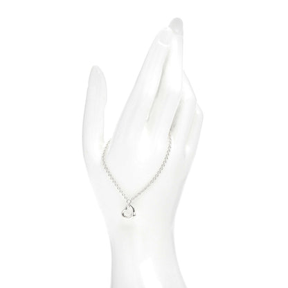 Tiffany Sterling Silver Elsa Peretti Open Heart Charm Bracelet 2 of 4