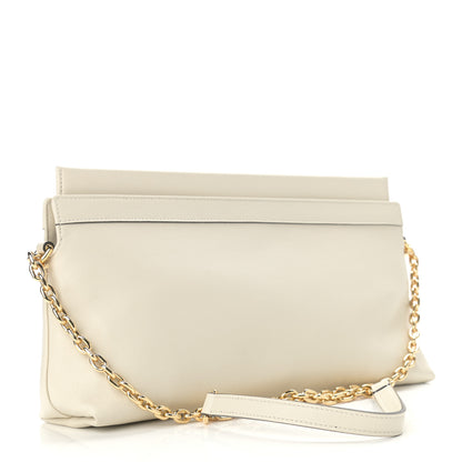 Gucci Lambskin Linea Matisse Chain Shoulder Bag Mystic White 3 of 10