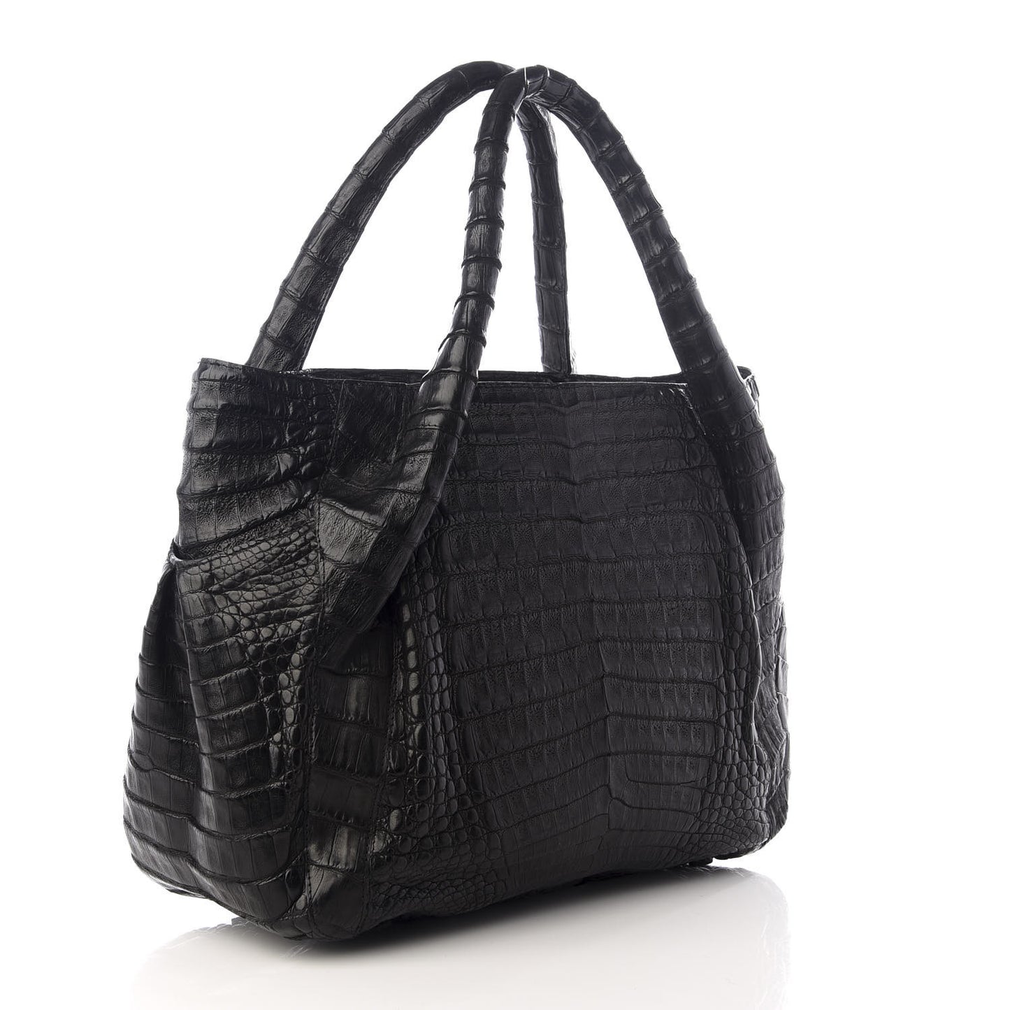 Crocodile Tote Black