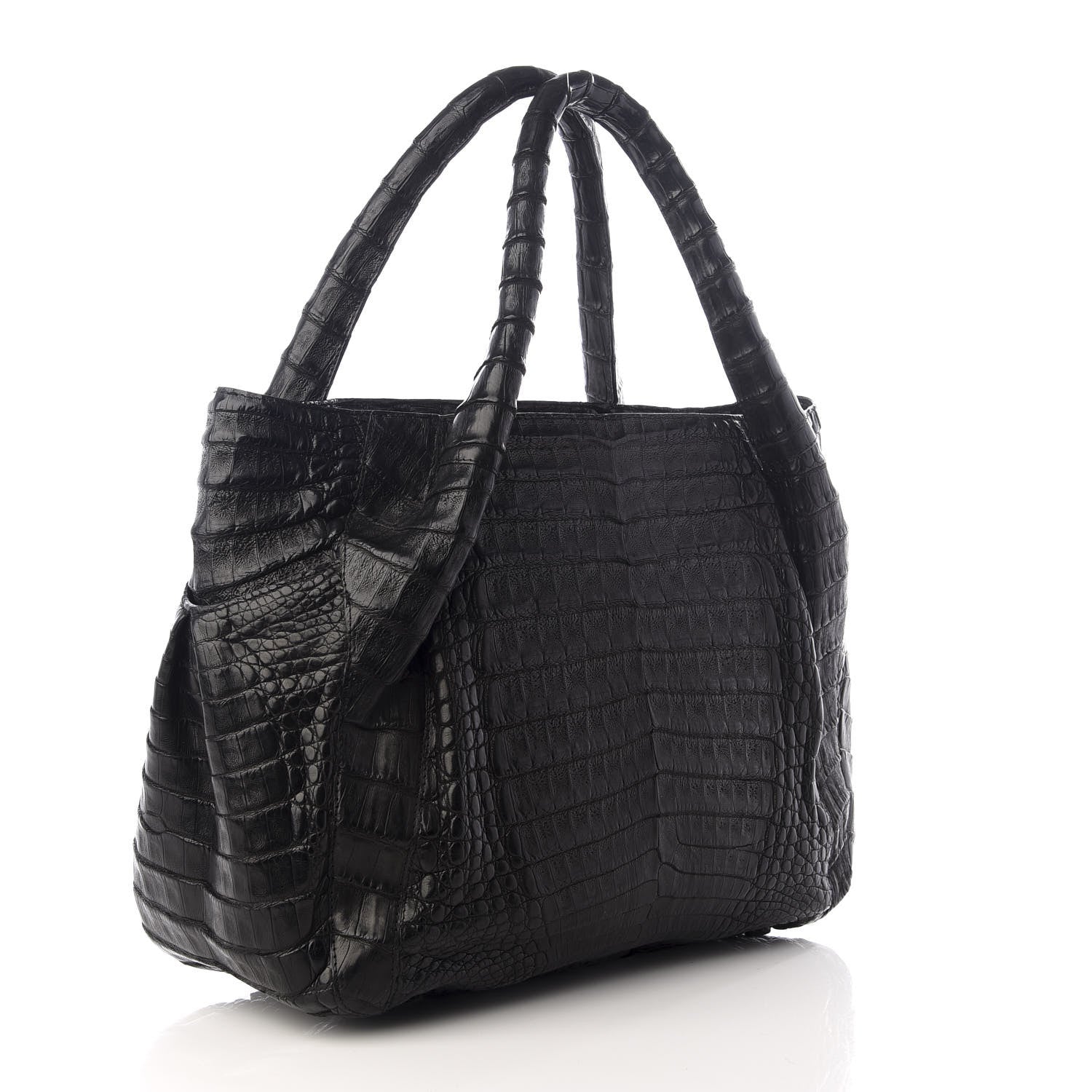 Nancy Gonzalez Crocodile Tote Black 3 of 10