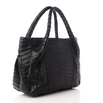 Nancy Gonzalez Crocodile Tote Black 3 of 10