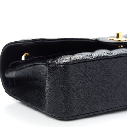 Chanel Caviar Quilted Medium Double Flap Black 8 of 9