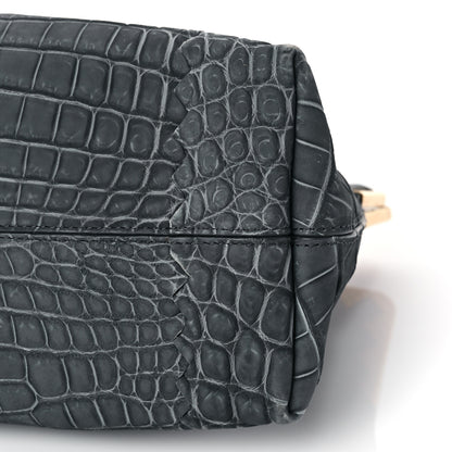 Bottega Veneta Crocodile Vendome Shoulder Bag Grey 8 of 8