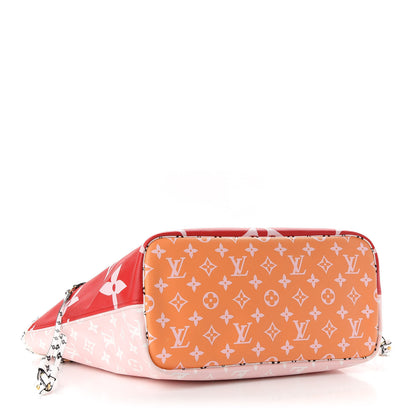 Louis Vuitton Monogram Giant Neverfull MM Rouge 5 of 13