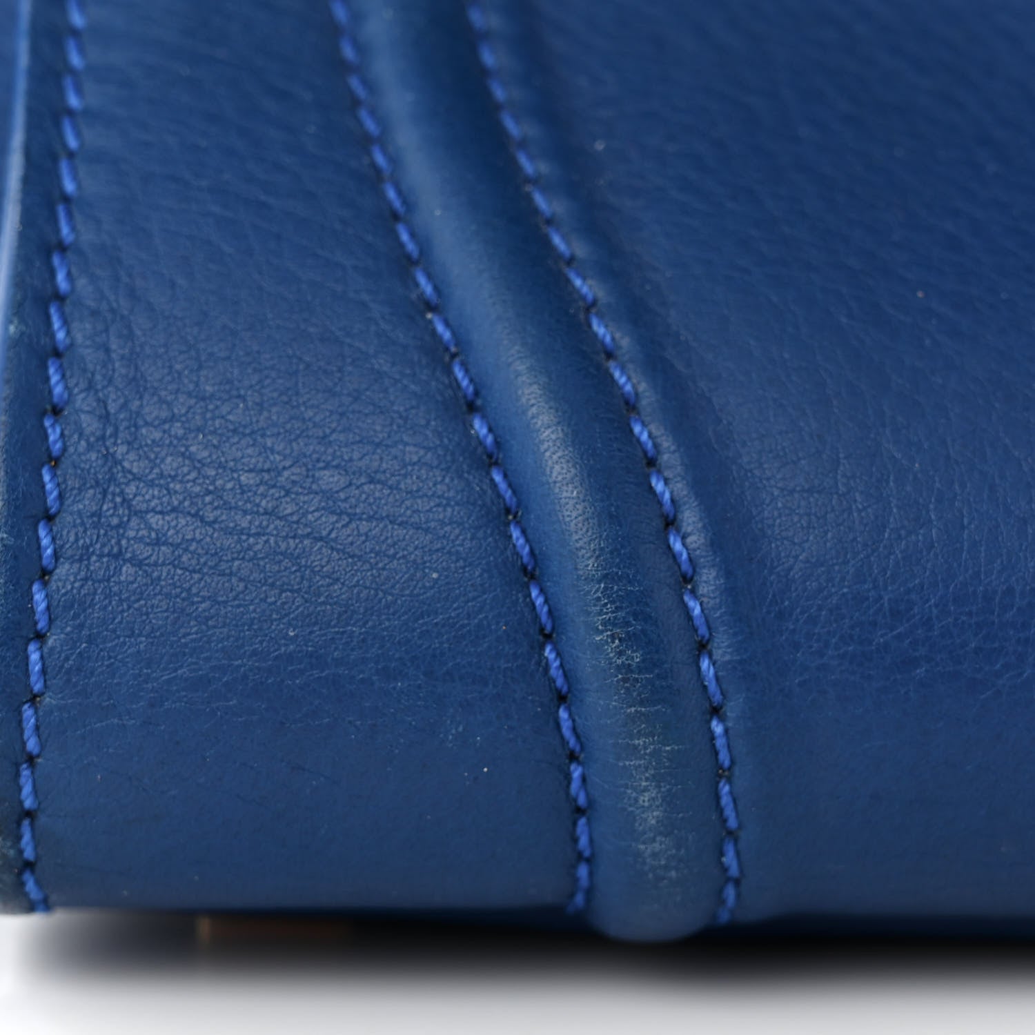 Celine Supple Calfskin Medium Phantom Luggage Royal Blue 15 of 18