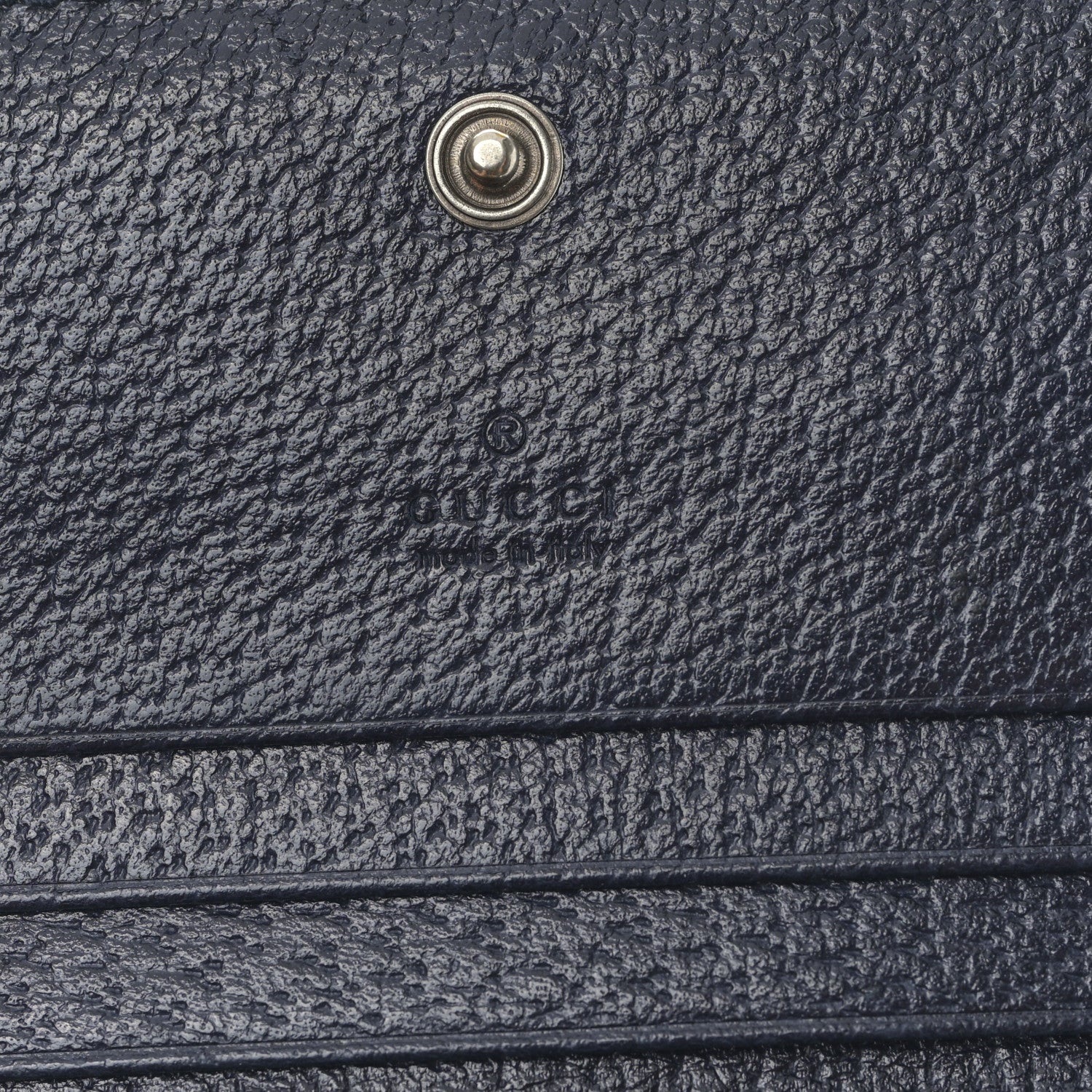 Gucci GG Supreme Monogram Textured Dollar Calfskin Web Ophidia Card Case Beige Blue 7 of 9