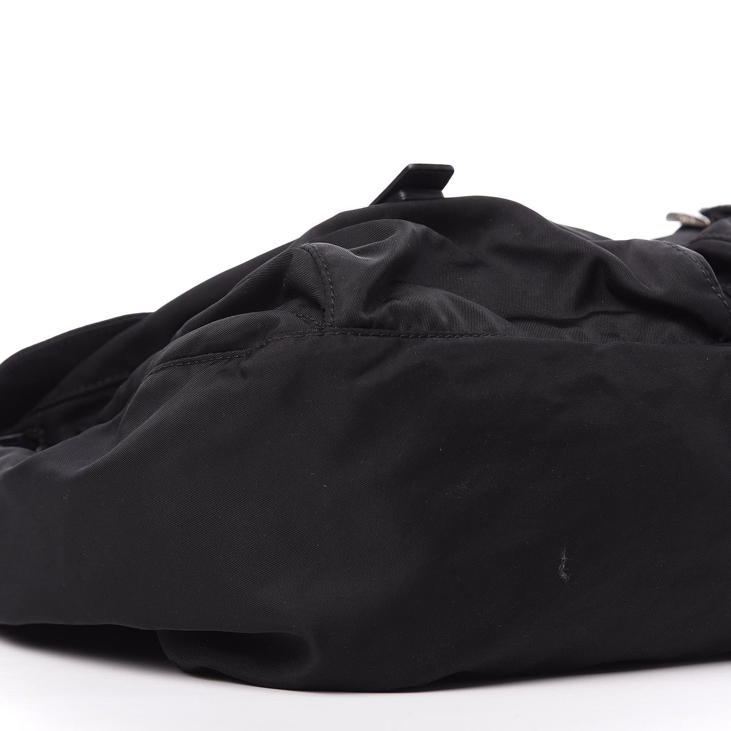 Nylon Vela Messenger Bag Black