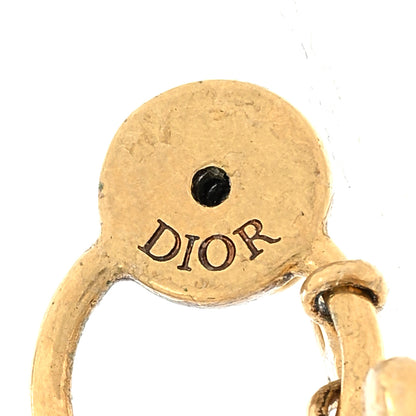 Christian Dior Metal Heart Star J'adior Drop Earrings Antique Gold 4 of 4