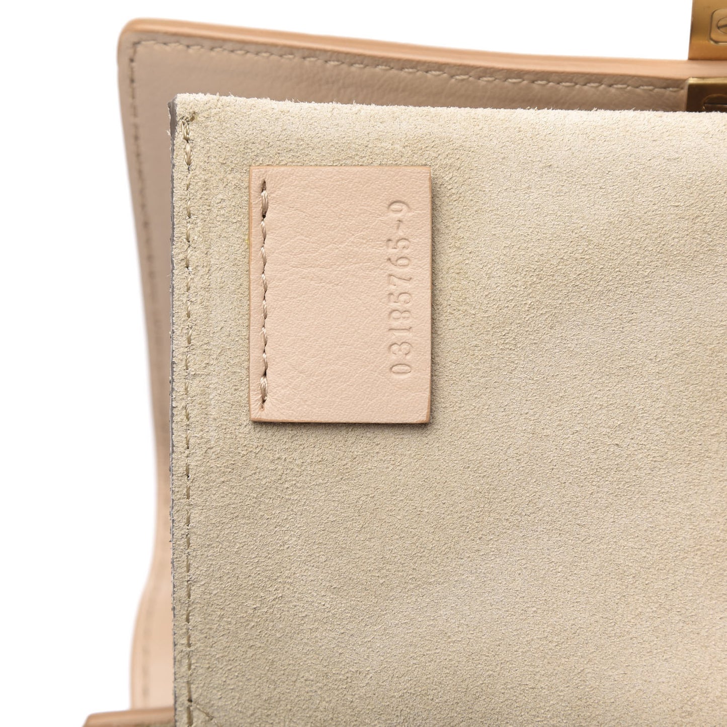 Calfskin Quilted Mini Drew Bijou Shoulder Bag Pearl Beige