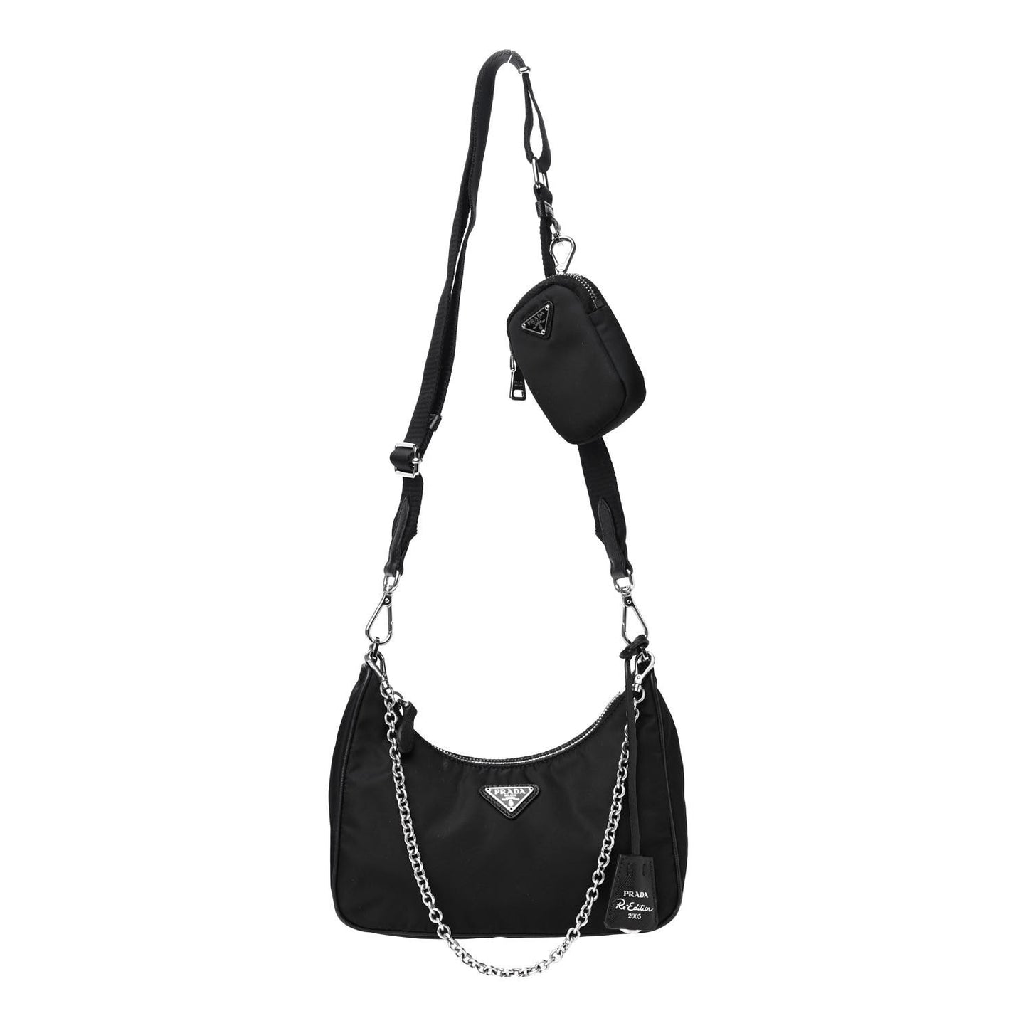 Nylon Re-Edition 2005 Shoulder Bag Black