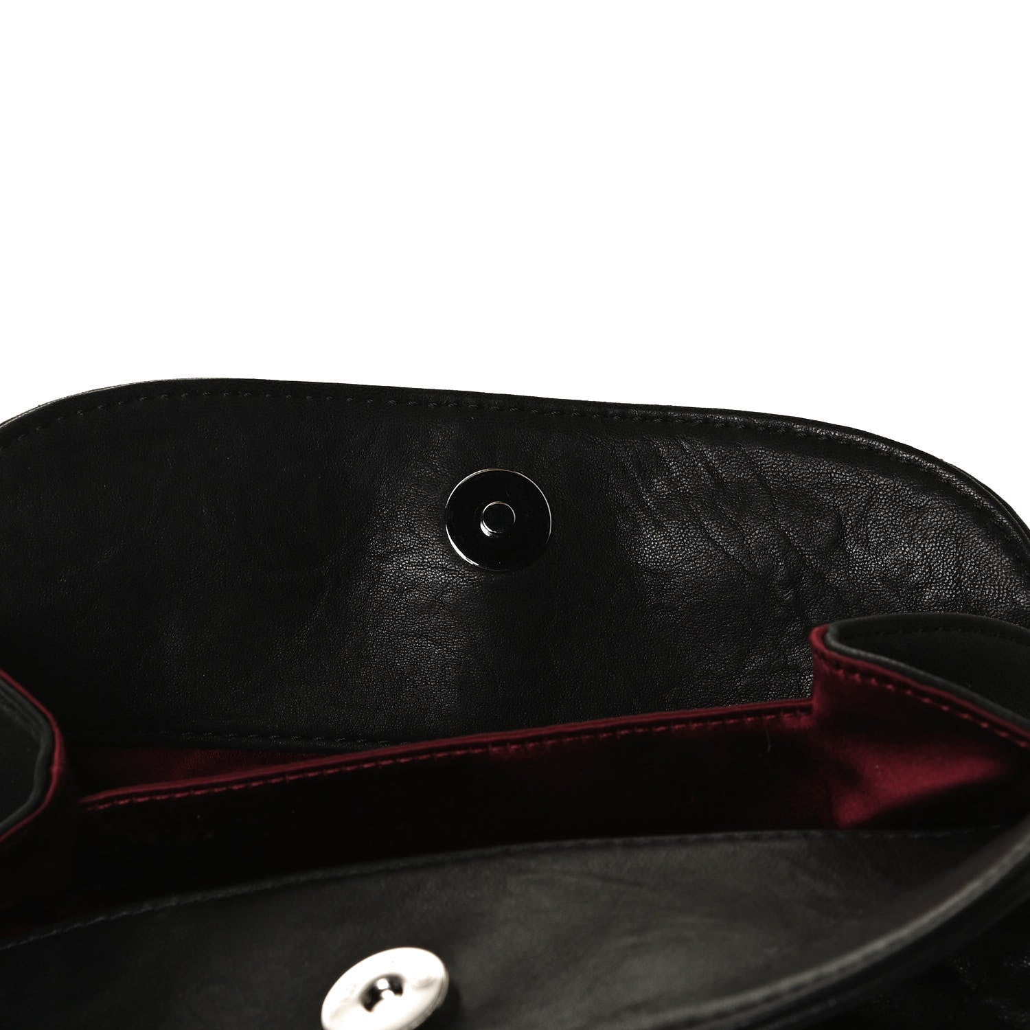 Chanel Aged Calfskin Quilted Leo Lion Clutch Black 11 of 13