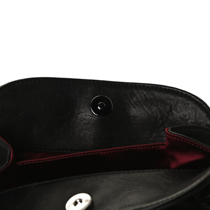 Chanel Aged Calfskin Quilted Leo Lion Clutch Black 11 of 13