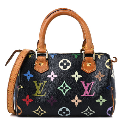 Louis Vuitton Monogram Multicolor Mini Sac HL Speedy Black 1 of 18