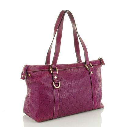 Gucci Guccissima Medium Abbey Tote Purple 3 of 10