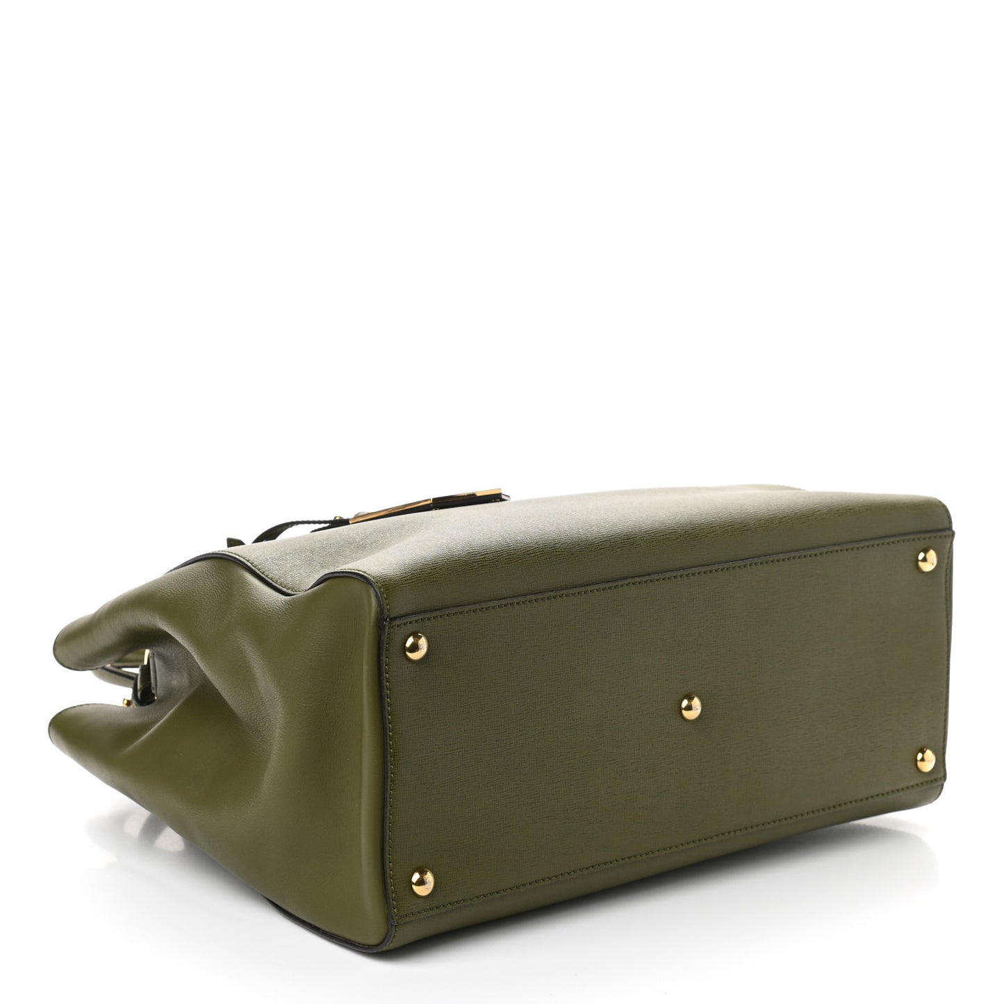 Vitello Elite Flamingo Regular 2Jours Tote Oliva