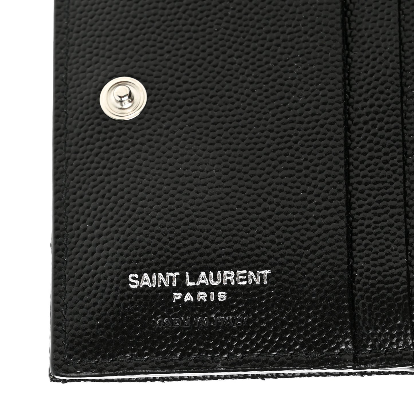 Grain De Poudre Matelasse Chevron Monogram Zipped Card Case Black
