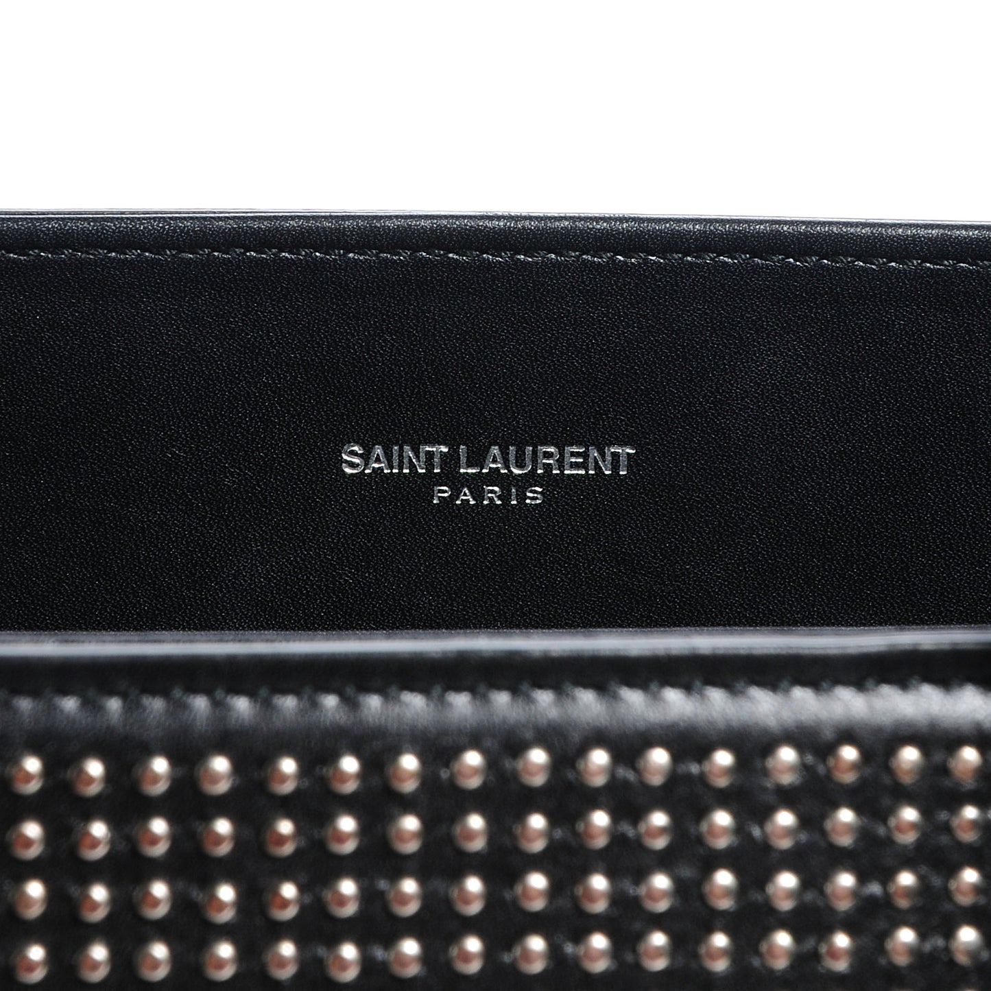 Calfskin Studded Sac De Jour Small Black