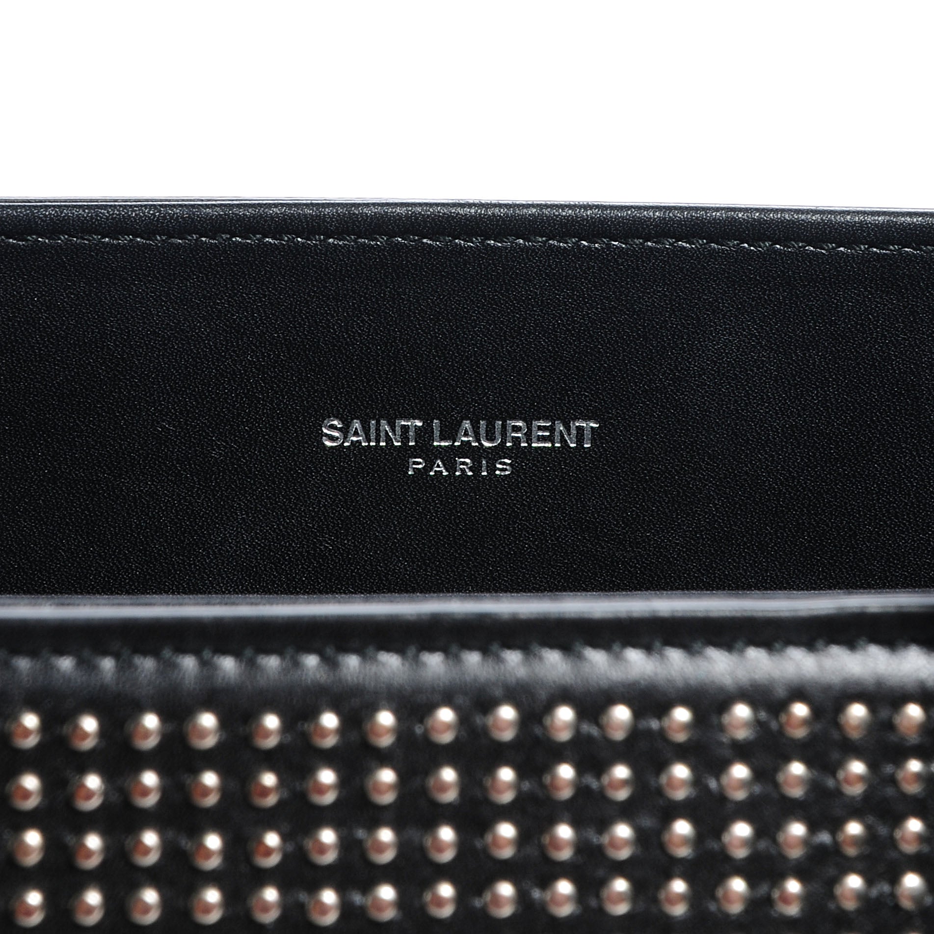 Saint Laurent Calfskin Studded Sac De Jour Small Black 7 of 8