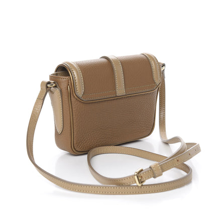 Burberry Metallic Grainy Calfskin Suede Mini Berkeley Crossbody Dark Caper 3 of 14