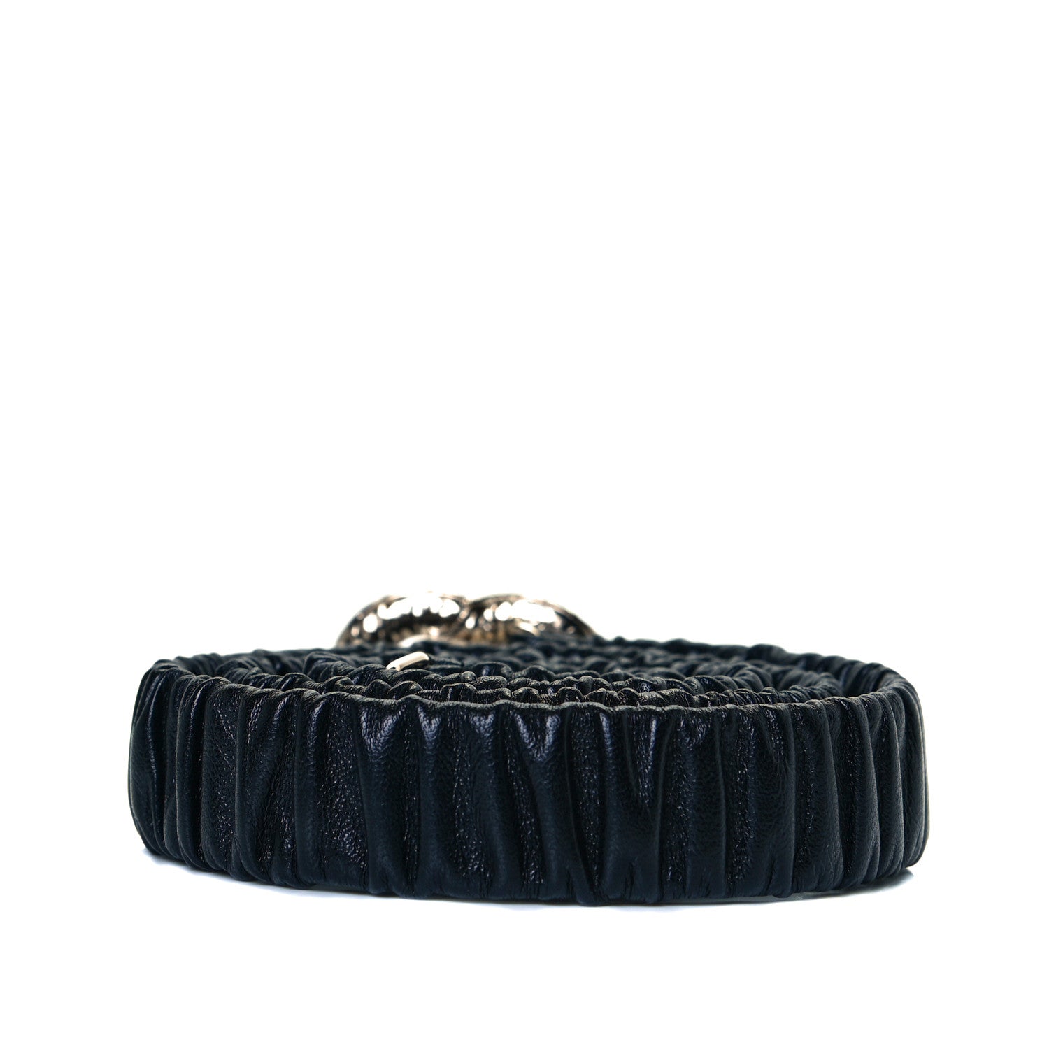 Chanel Calfskin Crystal CC Belt 85 34 Black 2 of 4