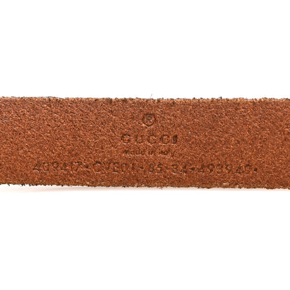Gucci Faded Calfskin Double G 20mm Belt 85 34 Cuir 3 of 4