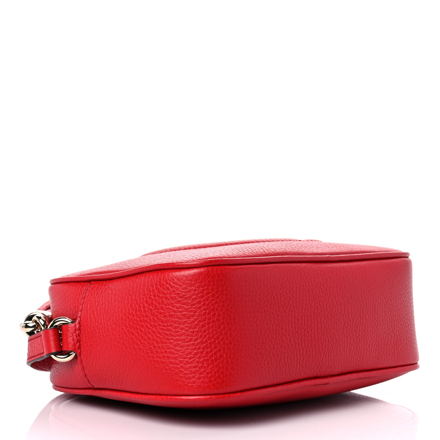 Pebbled Calfskin Small Soho Disco Bag Tabasco Red