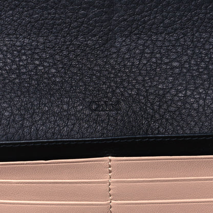 Chloe Smooth Calfskin Alphabet Long Wallet Black 6 of 12