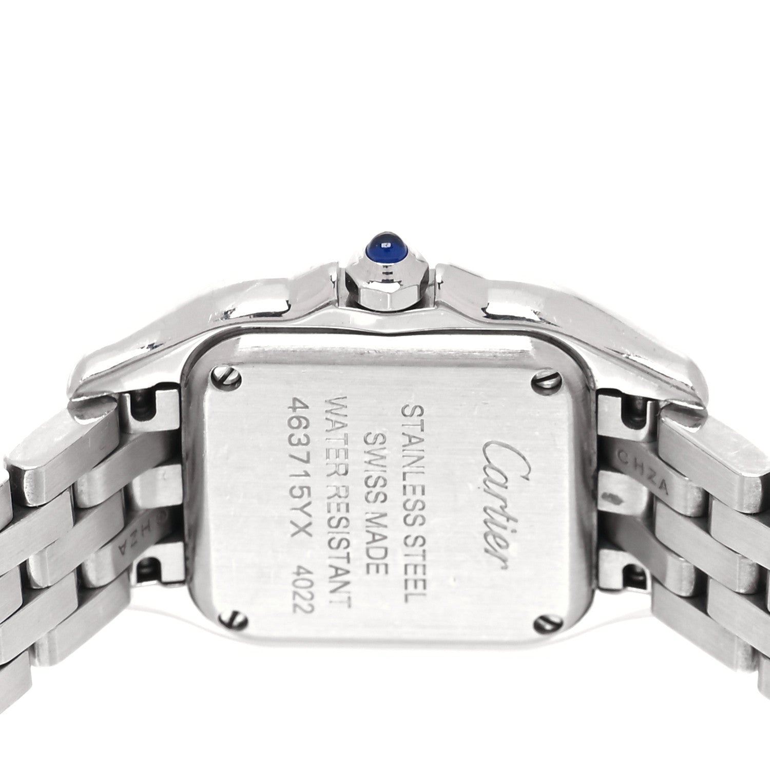Cartier Stainless Steel Diamond 22mm Panthere Quartz Watch 4 of 5