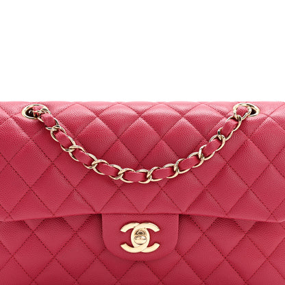 Chanel Caviar Quilted Small Double Flap Dark Pink 8 of 11