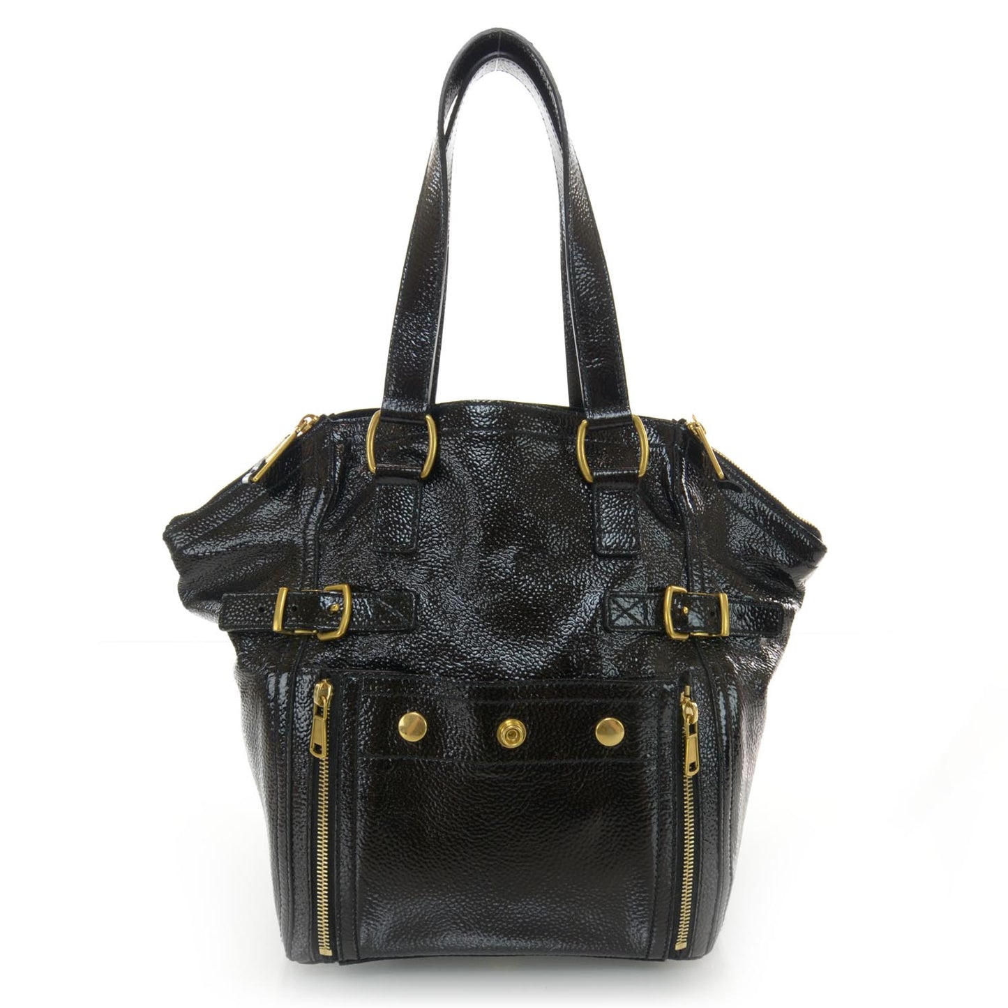 Patent Large Downtown Tote Black