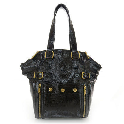 Saint Laurent Patent Large Downtown Tote Black 1 of 7