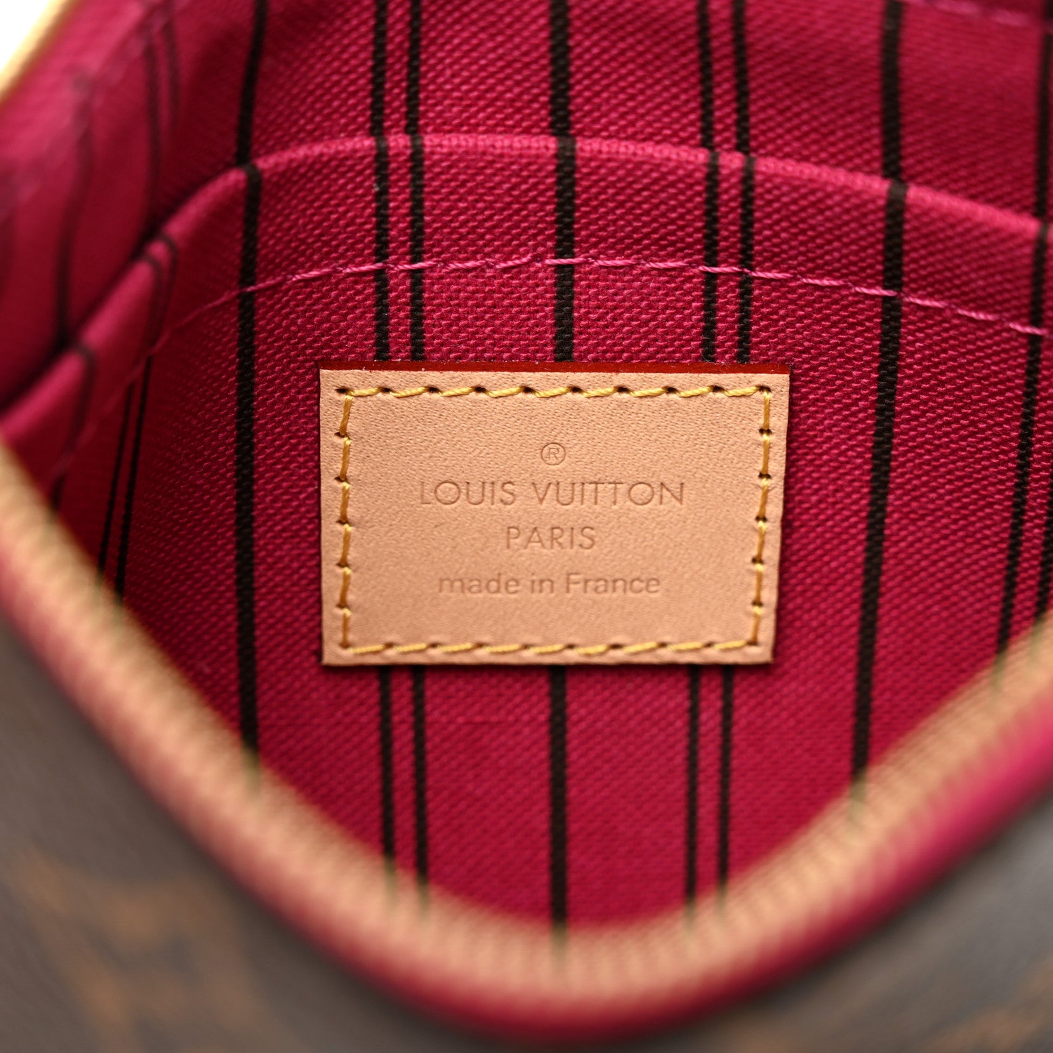 Louis Vuitton Monogram Neverfull PM Pochette Pivoine 6 of 6