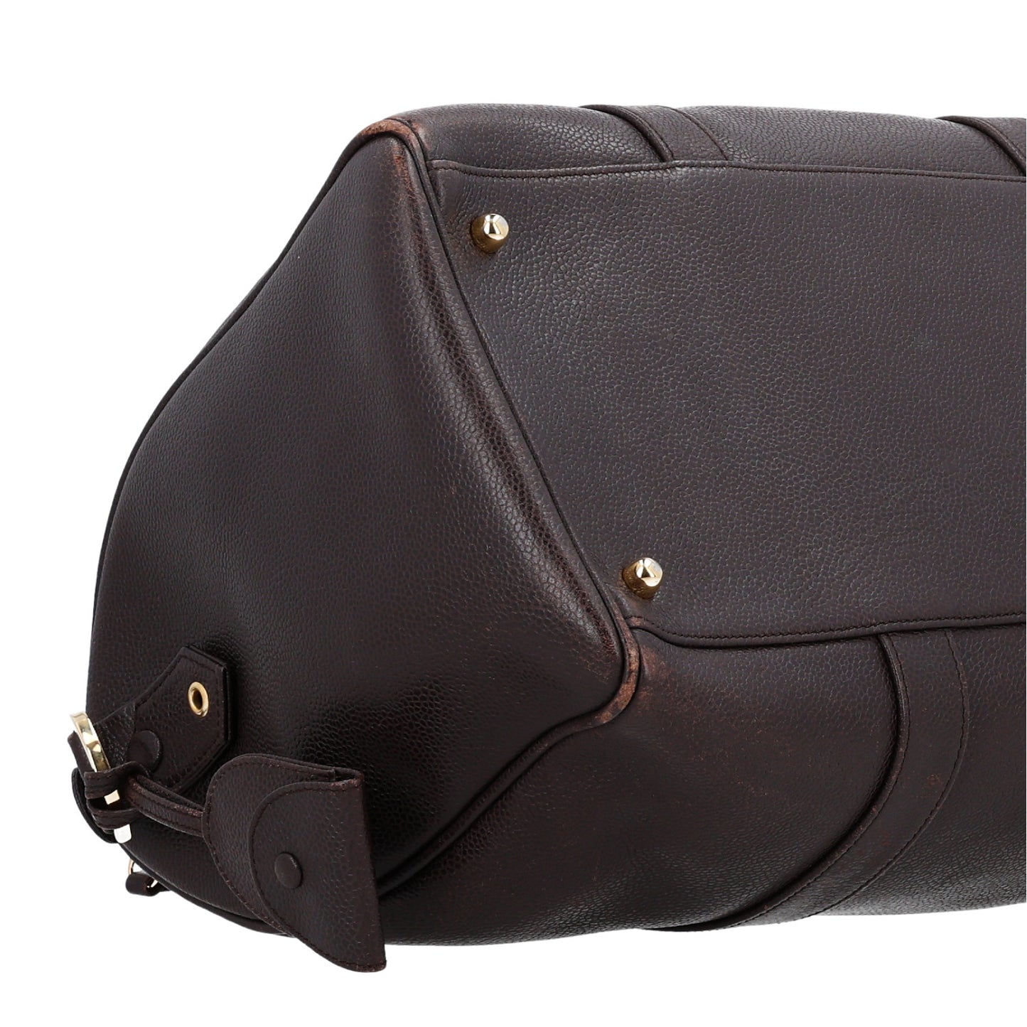 Caviar Timeless CC Duffel Bag Brown