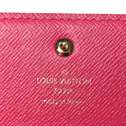 Louis Vuitton Damier Azur 2021 Christmas Animation Hollywood Sarah Wallet Fuchsia 6 of 6