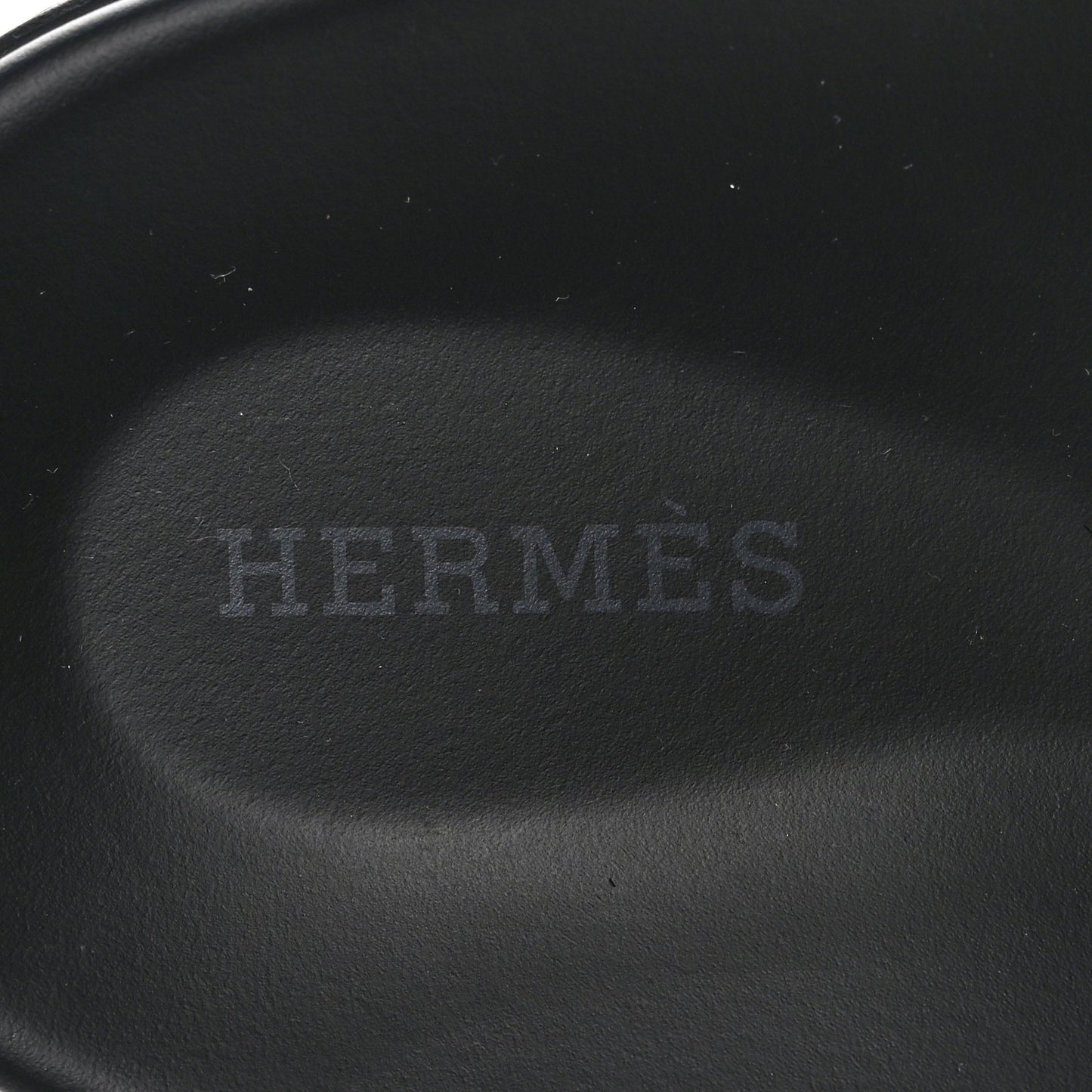 H Canvas Calfskin Mens Chypre Sandals 40 Prunoir Black