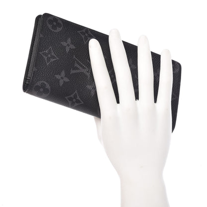 Louis Vuitton Monogram Eclipse Brazza Wallet 2 of 10