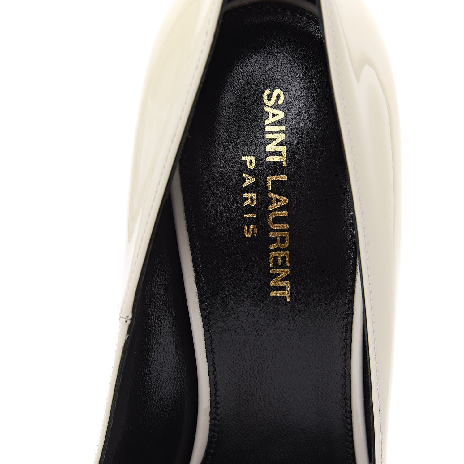 Saint Laurent Patent Opyum 85 Pumps 39.5 Neutro 6 of 8