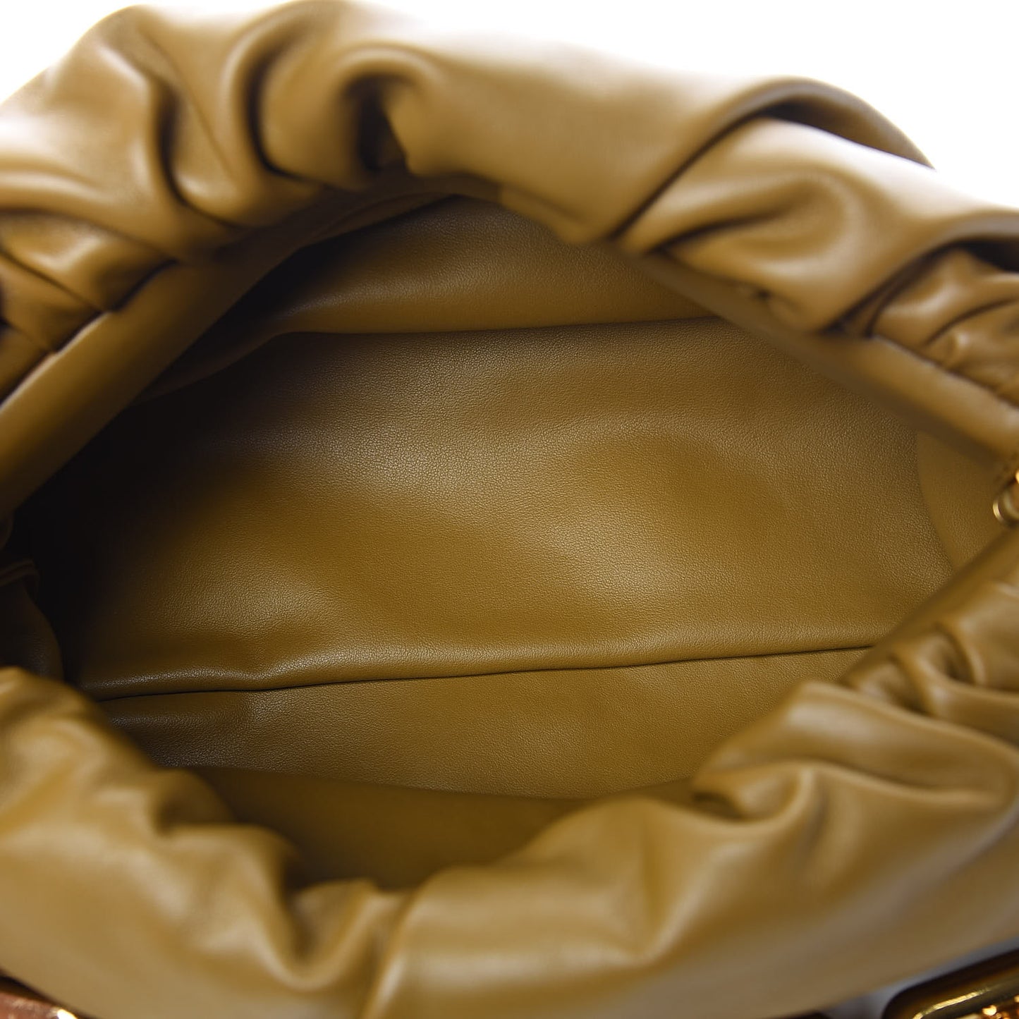 Calfskin The Pouch Chain Moutarde