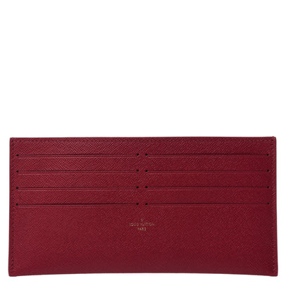Louis Vuitton Calfskin Felicie Card Holder Insert Fuchsia 1 of 6