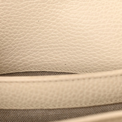 Gucci Dollar Calfskin Interlocking G Crossbody Bag Mystic White 8 of 16
